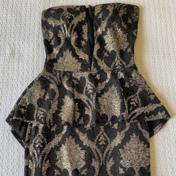 a'gaci Dresses & Skirts - Women's Strapless Sexy Sheath Mini Dresses Print